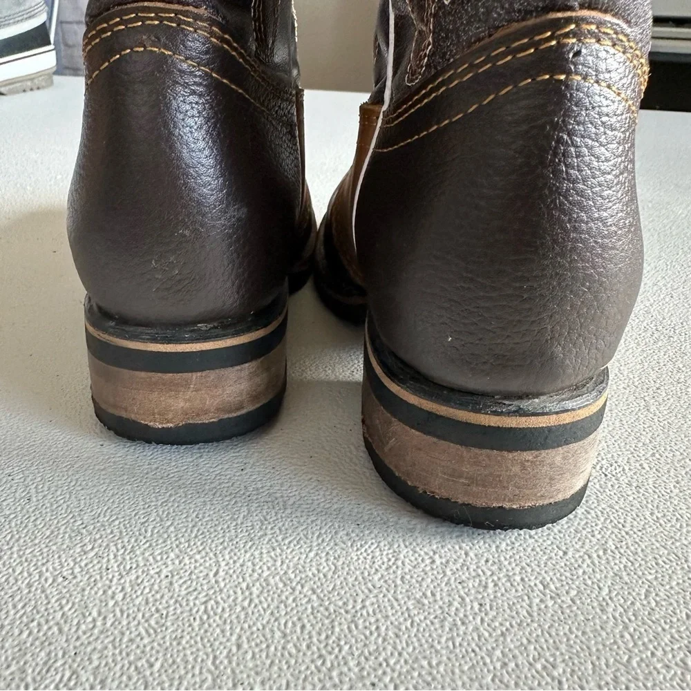 Potrillo leather kids boots